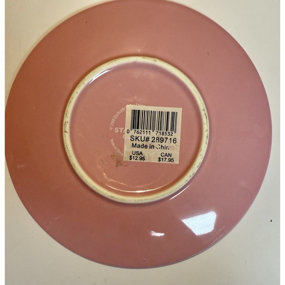 Vintage 2006 Starbucks "Heart" Oversized Cup\Saucer - Never Used - Picture 6 of 7